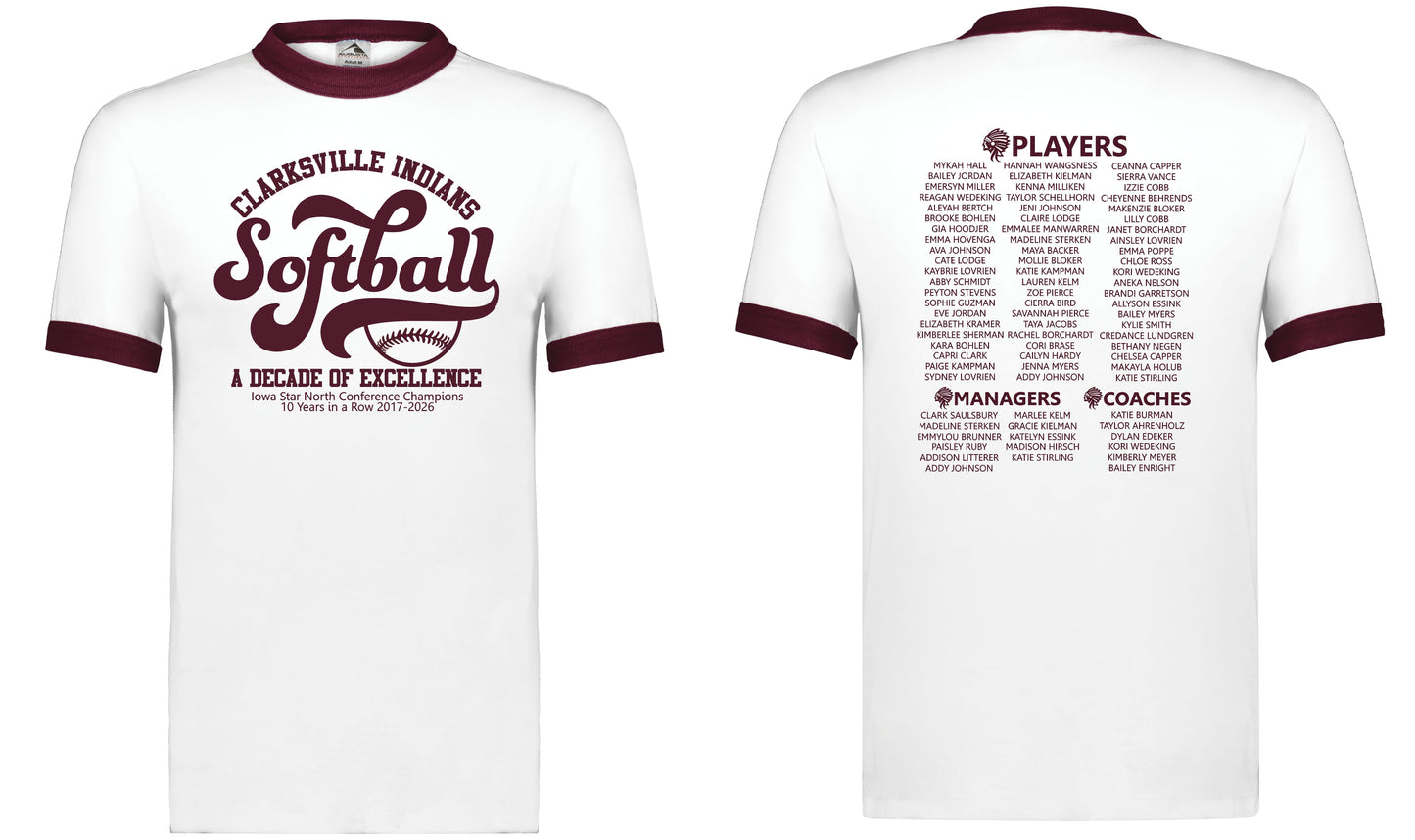 Conference Champs Ringer Tee